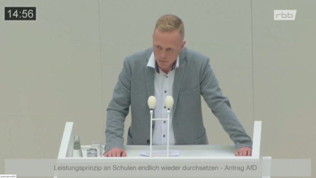 Redebeitrag zum Leistungsprinzip an Schulen