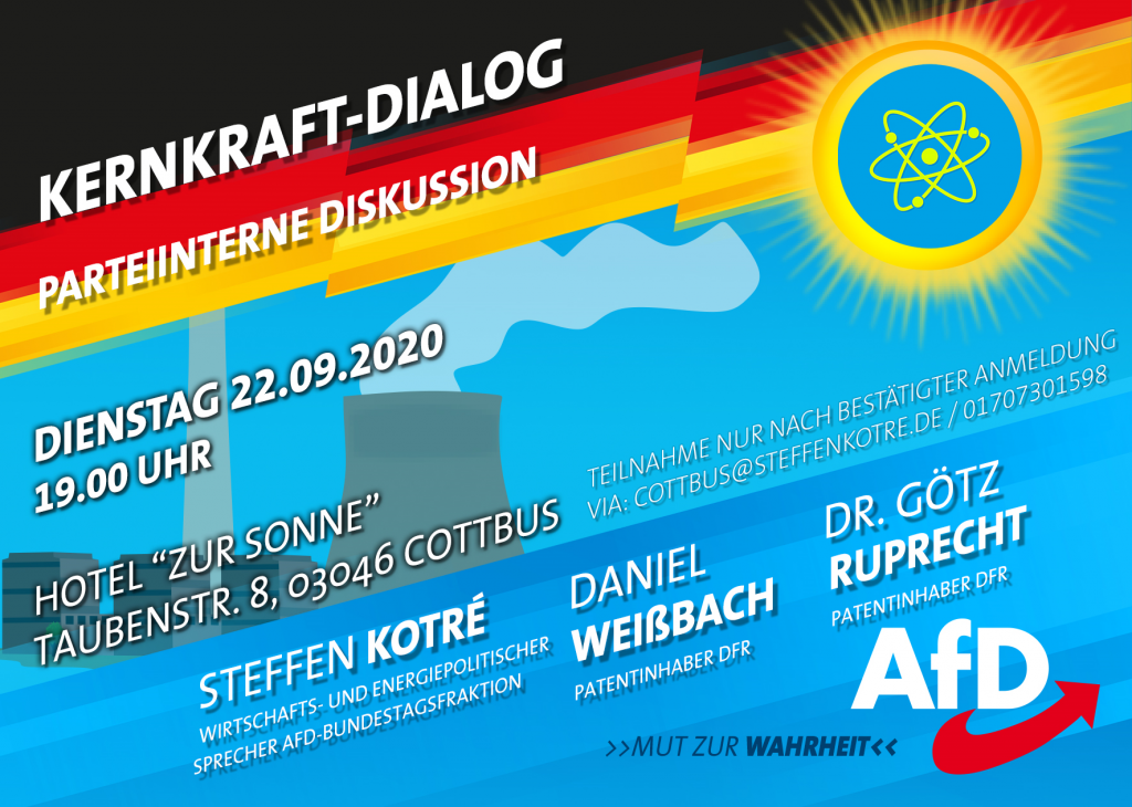 Veranstaltung zum Thema Kernernergie