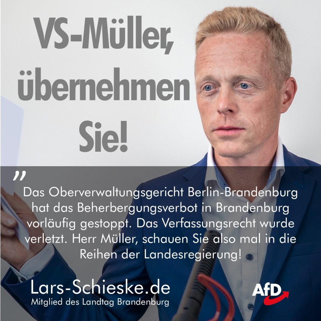 Oberverwaltungsgericht kippt Beherbergungsverbot