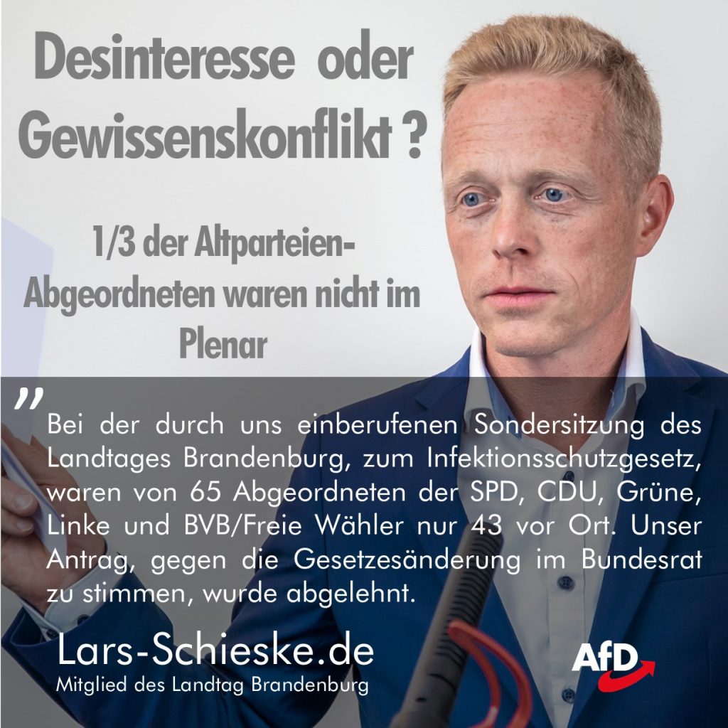 Sondersitzung zum Infektionsschutz&shy;gesetz