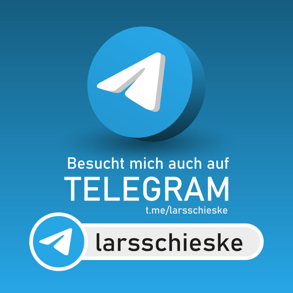 Besucht mich auf Telegram