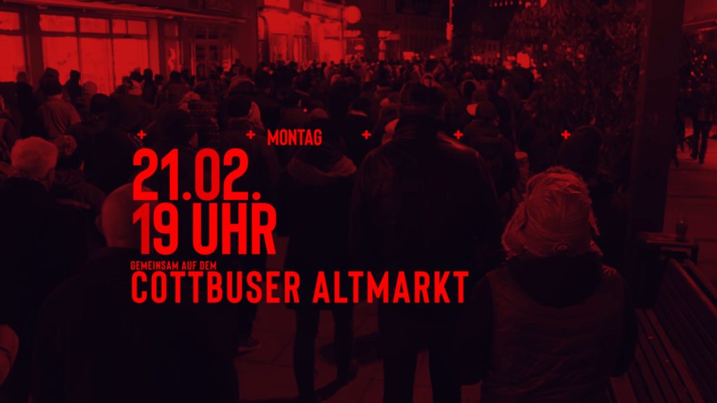 21.02. – 19 Uhr Altmarkt, Cottbuser Abendspaziergang