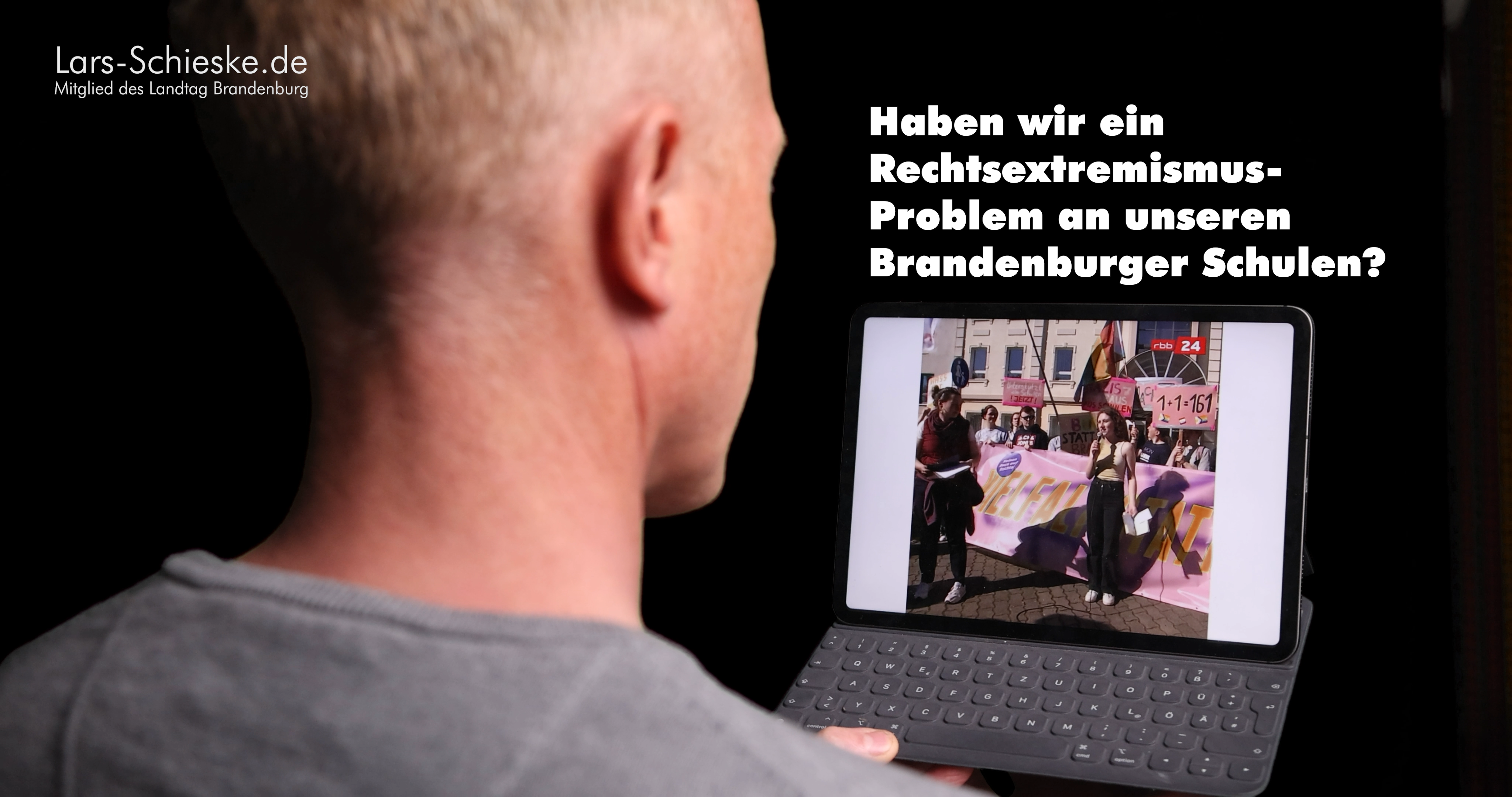 Startbild für Videokommentar: Vorwurf des Rechtsextremismus an Burger Schule
