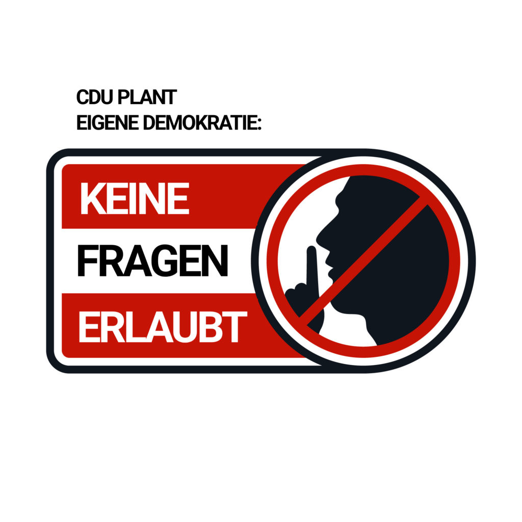 Demokratieabbau mit Ansage der CDU: Und ausrechnet Amthor vorneweg.