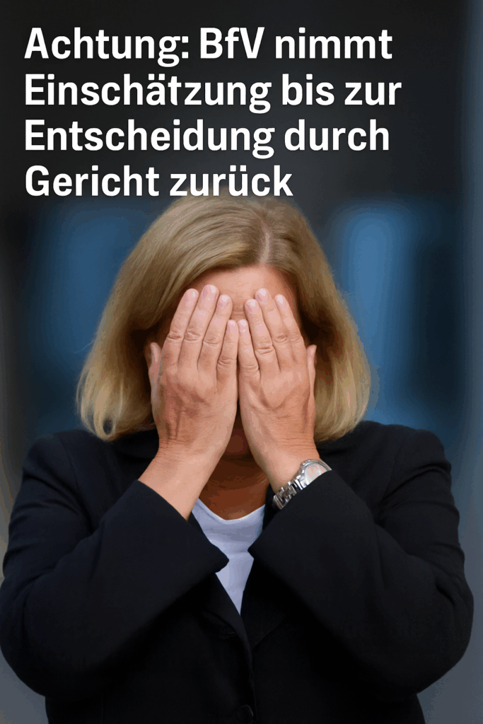 NF fällt auf - wo ist der BfV, der Nancy Faeser beobachet?