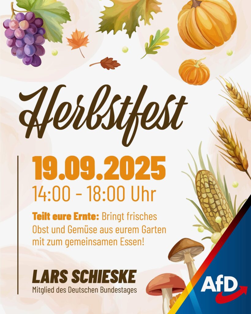 Einladung zum Herbstfest