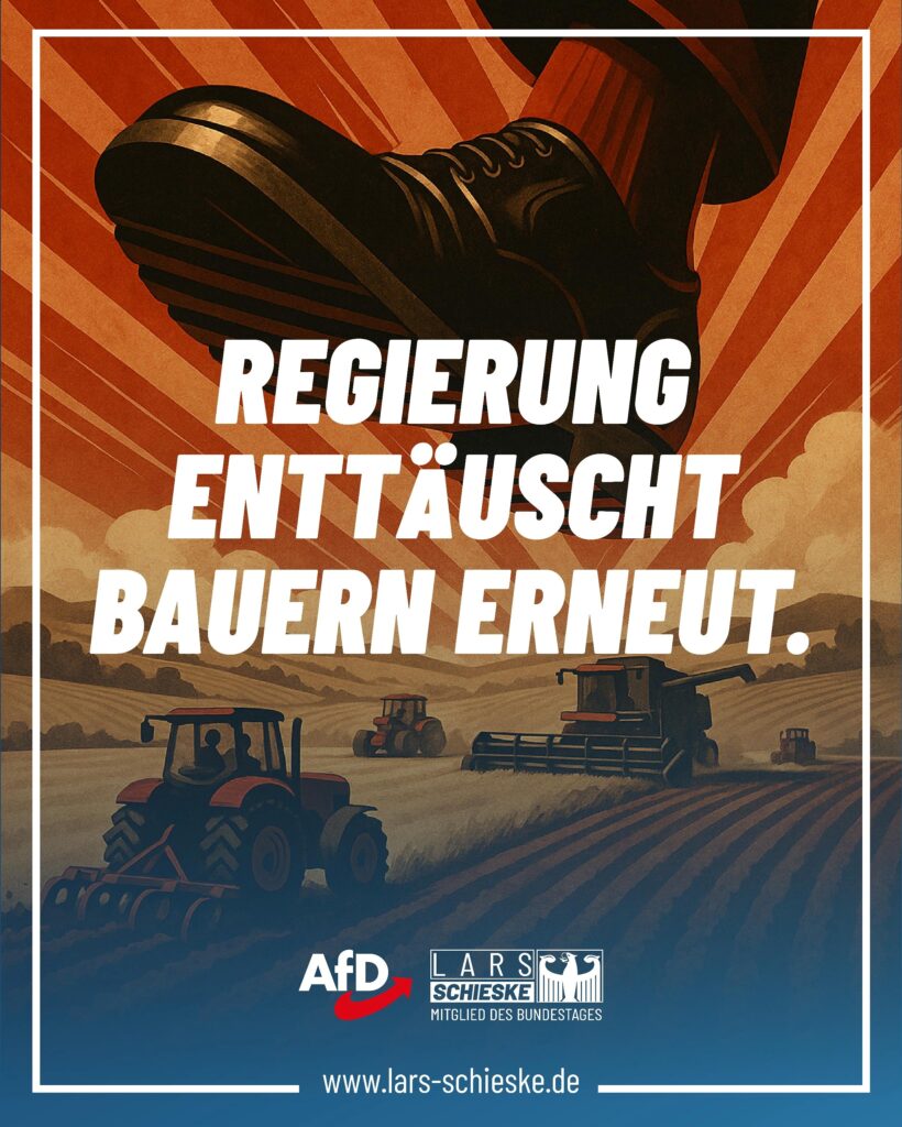 Regierung enttäuscht Bauern erneut