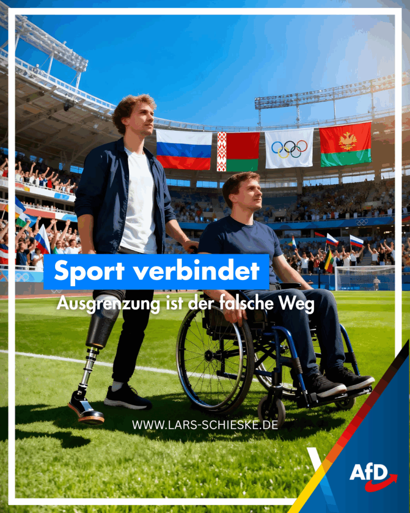 Sport verbindet – Ausgrenzung ist der falsche Weg