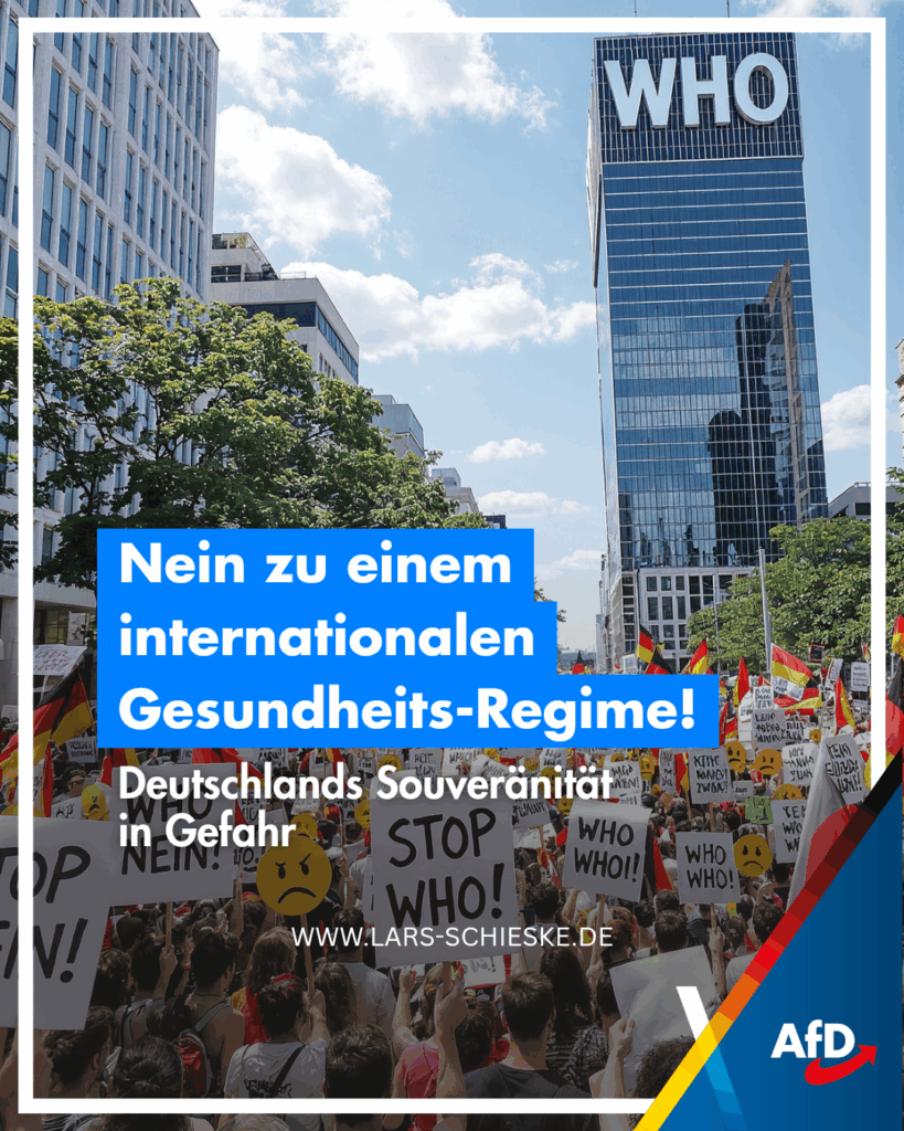 Nein zu einem internationalen Gesundheits-Regime!