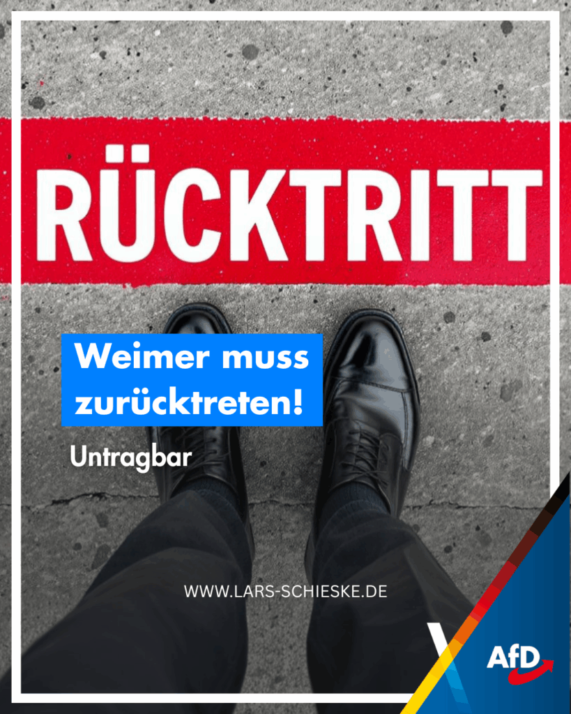 Weimer muss zurücktreten!