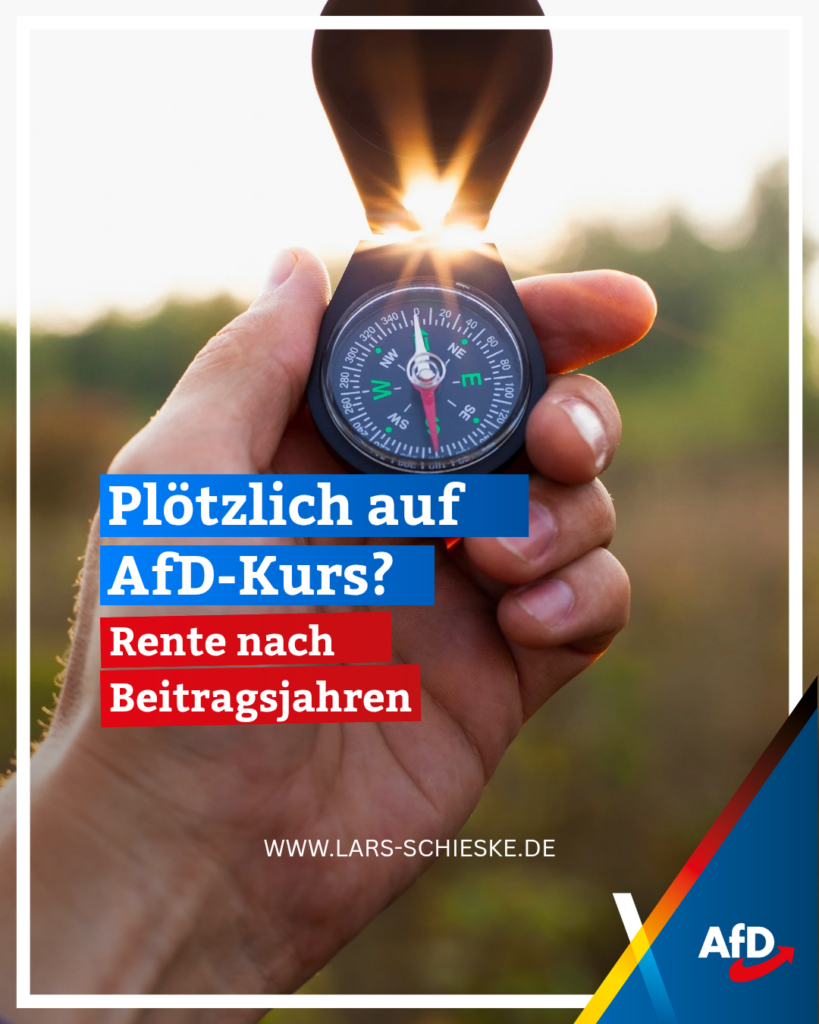 Die Rente nach Beitragsjahren: Plötzlich auf AfD-Kurs?