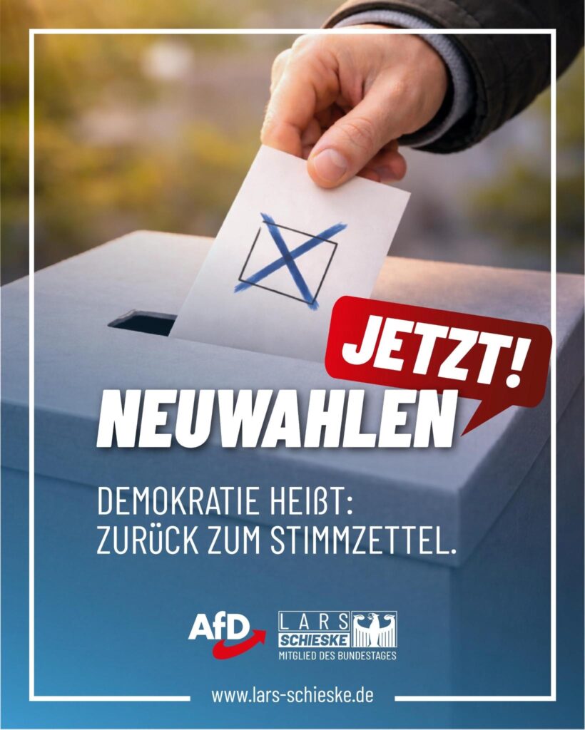 Neuwahlen jetzt!