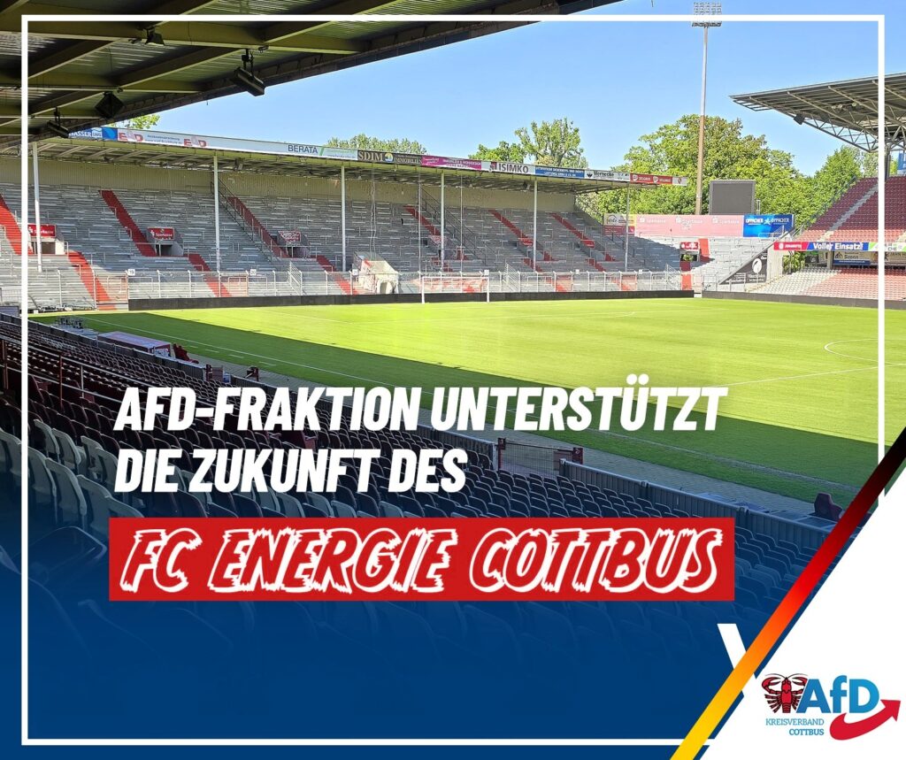 AfD-Fraktion will Wirkungsstudie für Energie Cottbus