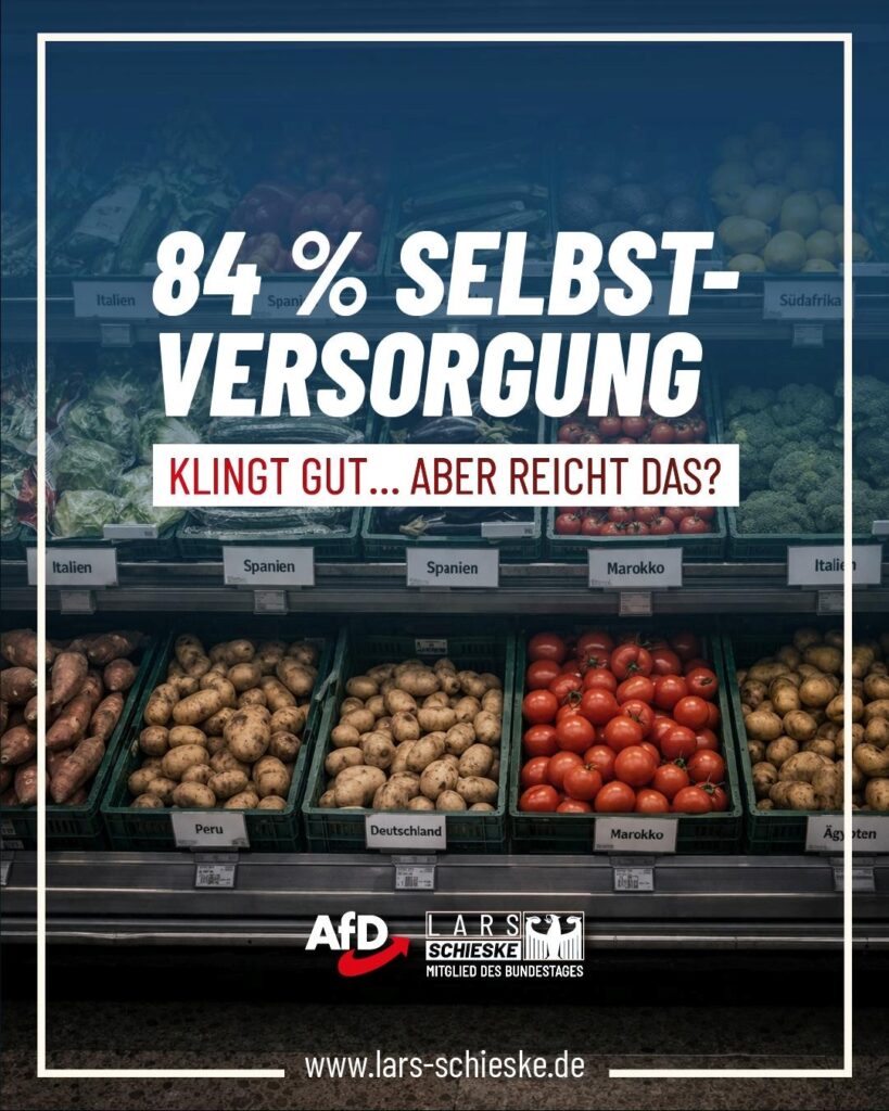 Warum Deutschlands Selbstversorgungsgrad gestärkt werden muss